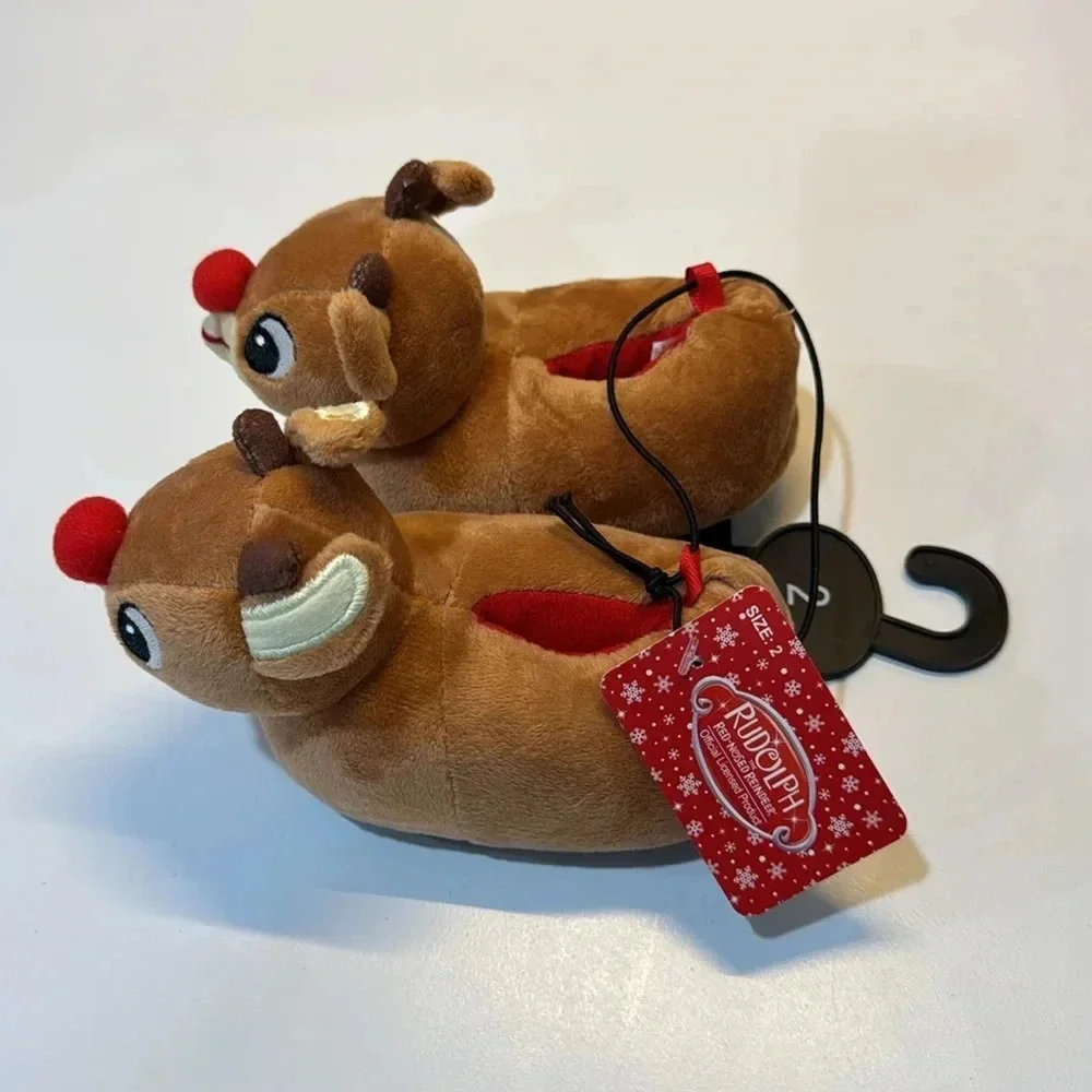 Rudolph the Red Nosed Reindeer Official Licensed Slippers